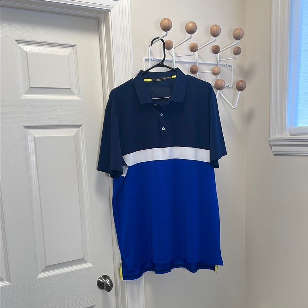 Ralph Lauren RLX Performance Golf Polo Navy Blue XL